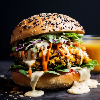 Kalın Taban Susamlı Burger